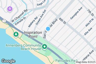 Map image of the property - 140 San Vicente Blvd