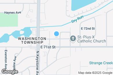 Map image of the property - 2512 E 72nd St