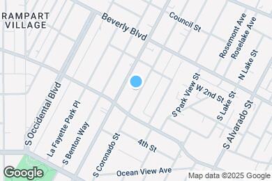 Map image of the property - 249 S Coronado St