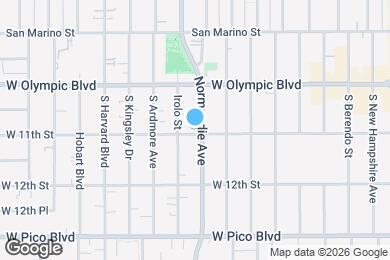 Map image of the property - 2895 W 11th St