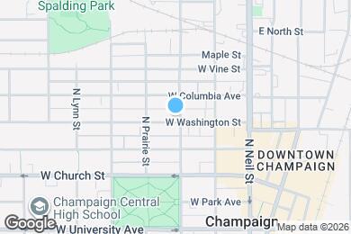 Map image of the property - 302 W Washington St