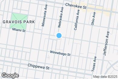 Map image of the property - 3608 Nebraska Ave