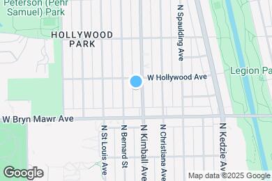 Map image of the property - 5642 N Kimball Ave