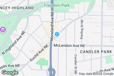 Map image of the property - 1203 Euclid Ave NE