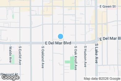 Map image of the property - 625 E Del Mar Blvd