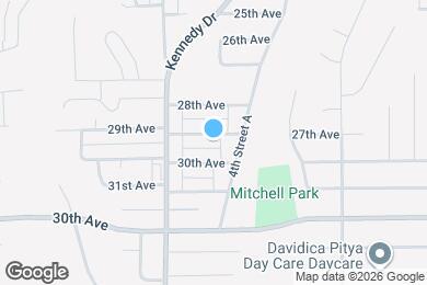 Map image of the property - 338 29th Ave