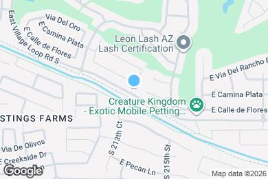 Map image of the property - 21401 E Calle de Flores