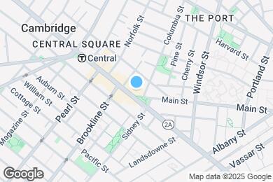 Map image of the property - 425 Massachusetts Ave