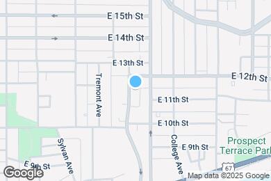 Map image of the property - 1115 Oneida Ave