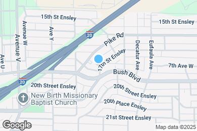 Map image of the property - 2714 17th St Ensley