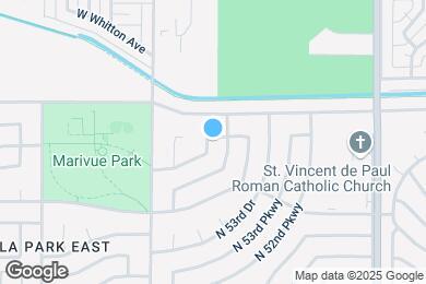 Map image of the property - 3215 N 54th Dr