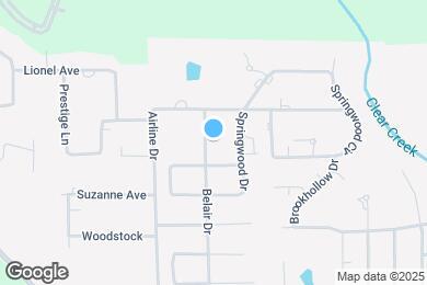 Map image of the property - 6408 Bel Air Dr