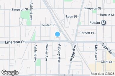 Map image of the property - 1906 Asbury Ave