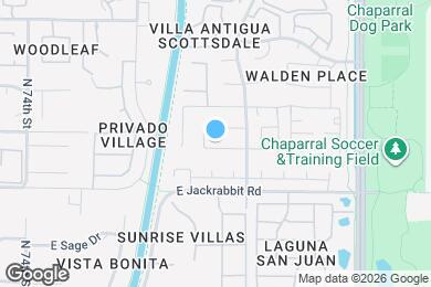 Map image of the property - 7730 E Buena Terra Way
