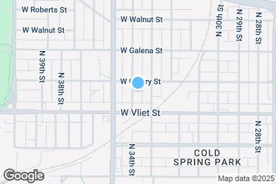 Map image of the property - 1440 N 34th St