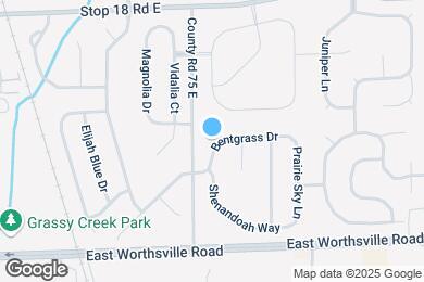 Map image of the property - 908 Bentgrass Dr