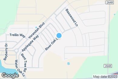 Map image of the property - 1608 River Oak Ln