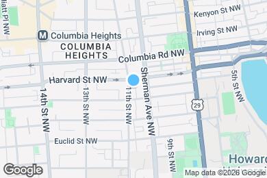 Map image of the property - 2819 11th St NW