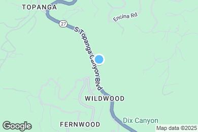 Map image of the property - 322 S Topanga Canyon Blvd