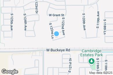 Map image of the property - 12230 W Maricopa St