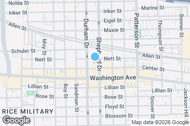 Map image of the property - 1111 Shepherd Dr