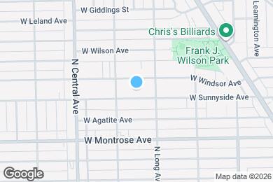Map image of the property - 5428 W Sunnyside Ave