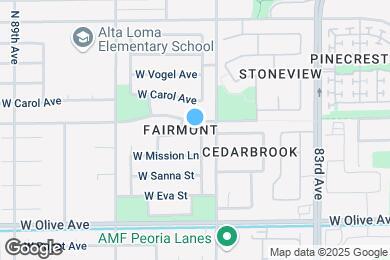 Map image of the property - 9318 N 85th Dr