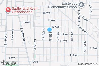 Map image of the property - 1127 S 18th St