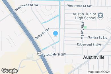 Map image of the property - Park Towne Apartments