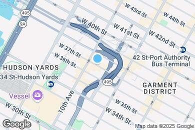 Map image of the property - 451 W 37th St