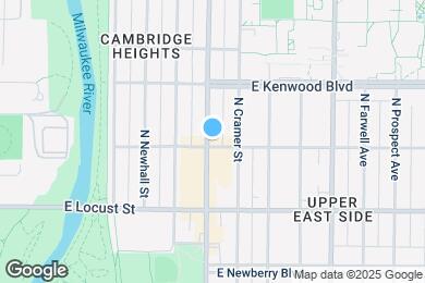 Map image of the property - 3000 N Oakland Ave