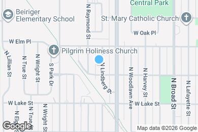 Map image of the property - 414 N Lindberg St