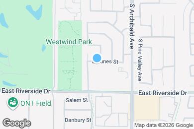 Map image of the property - 2540 E Dunes St