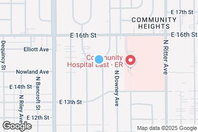 Map image of the property - 1436 N Hawthorne Ln