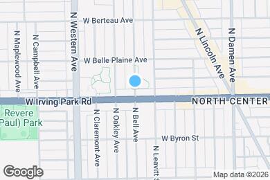 Map image of the property - 4006 N Bell Ave