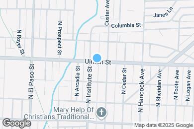 Map image of the property - 913 E Uintah St