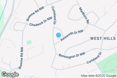 Map image of the property - 8205 Ainsworth Dr
