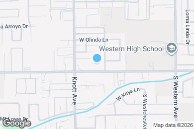 Map image of the property - 3411 W Orange Ave