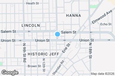 Map image of the property - 811 N 14th St