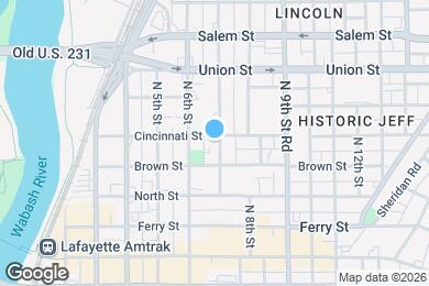 Map image of the property - 520 N 7th St