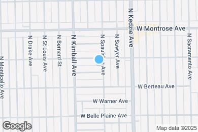 Map image of the property - 4244 N Spaulding Ave