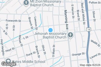 Map image of the property - 115 Gates St