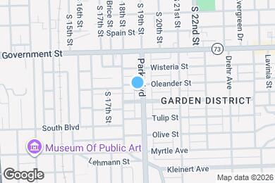 Map image of the property - 718 Park Blvd