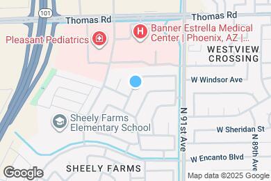 Map image of the property - 2405 N 92nd Ln