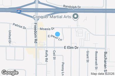 Map image of the property - 510 E Peter Ln