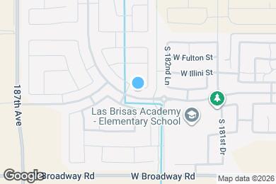 Map image of the property - 18371 W Vista Norte St