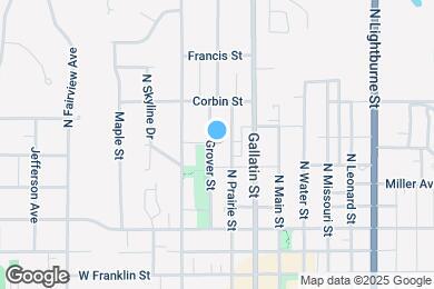 Map image of the property - 567 Grover St