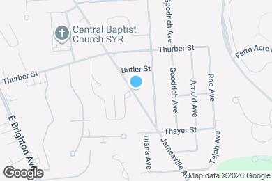 Map image of the property - 941 Jamesville Ave