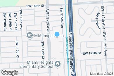 Map image of the property - 11518 SW 172nd Terrace
