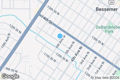 Map image of the property - 601 13th St N